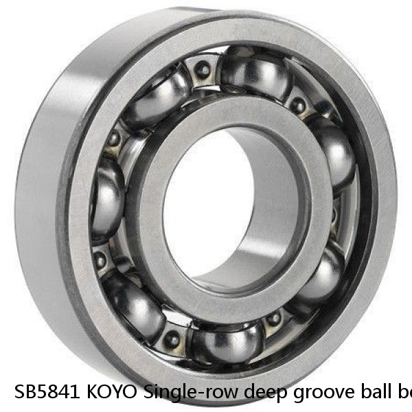 SB5841 KOYO Single-row deep groove ball bearings