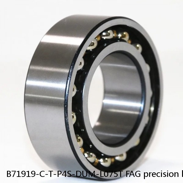 B71919-C-T-P4S-DUM-L075T FAG precision ball bearings