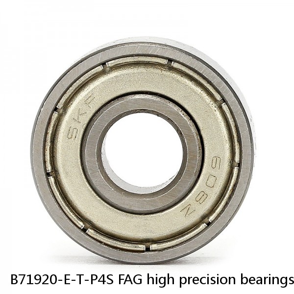 B71920-E-T-P4S FAG high precision bearings