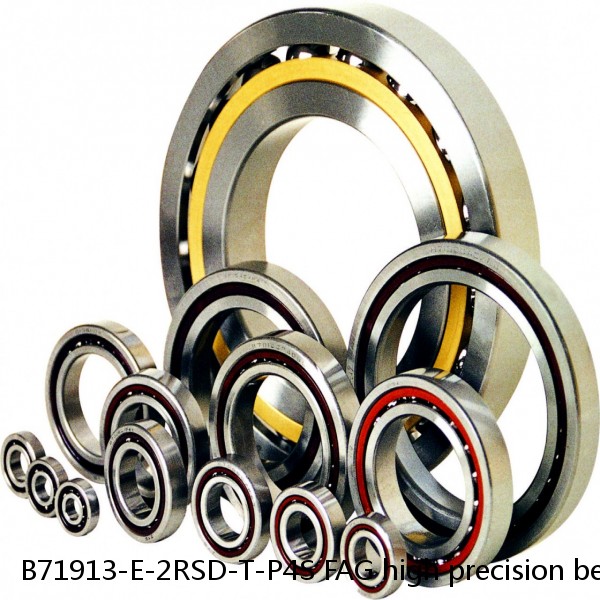 B71913-E-2RSD-T-P4S FAG high precision bearings