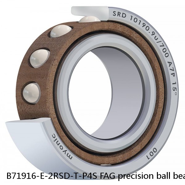 B71916-E-2RSD-T-P4S FAG precision ball bearings