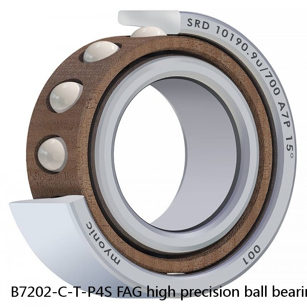 B7202-C-T-P4S FAG high precision ball bearings